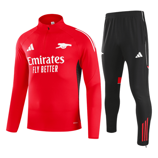 Juniorski Arsenal Bluza z zamkiem Komplet Dresowy 2025/26