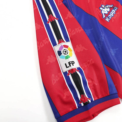 Koszulka Retro Domowa Barcelona 1996/97 - Topowe Koszulki Pilkarskie Sklep Internetowy